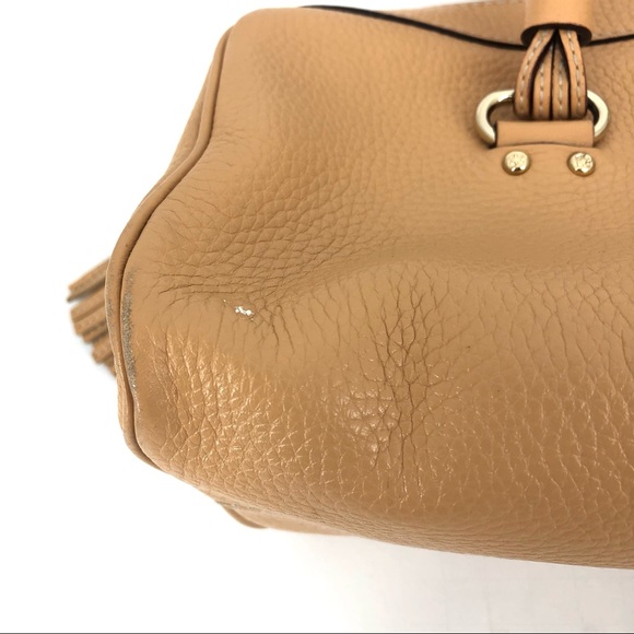 Kate Spade Camel Pebbled Leather Satchel - Picture 7 of 12